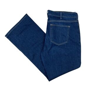 Duluth Trading Jeans Women's 14x29 Bootcut Blue Denim Classic Dark Wash stretch